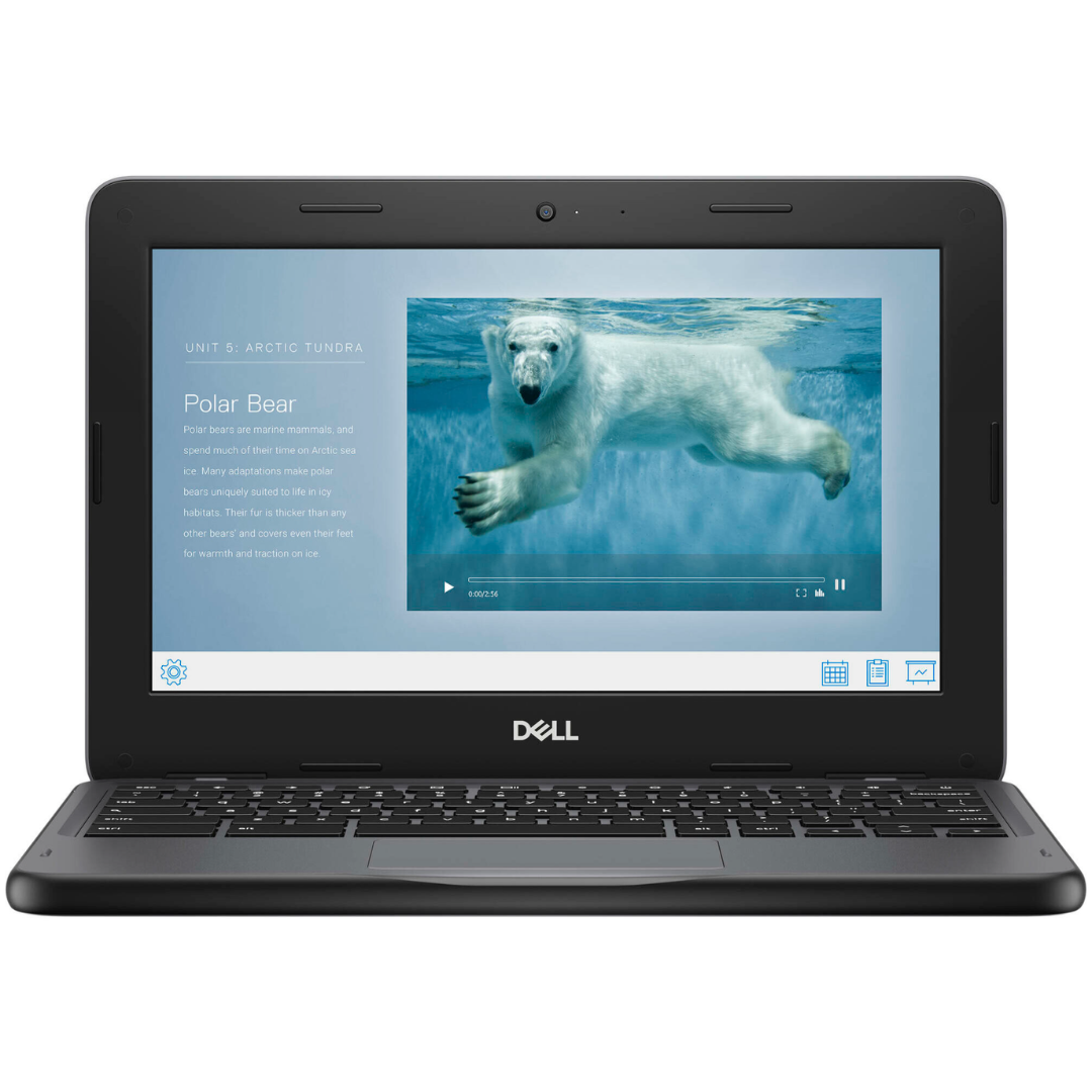 DELL CHROMEBOOK 3110 12" 8 Go 64 Go MMC CELERON N4500 1,10 GHz CHROME OS NOIR ANGLAIS GB (Très bon)