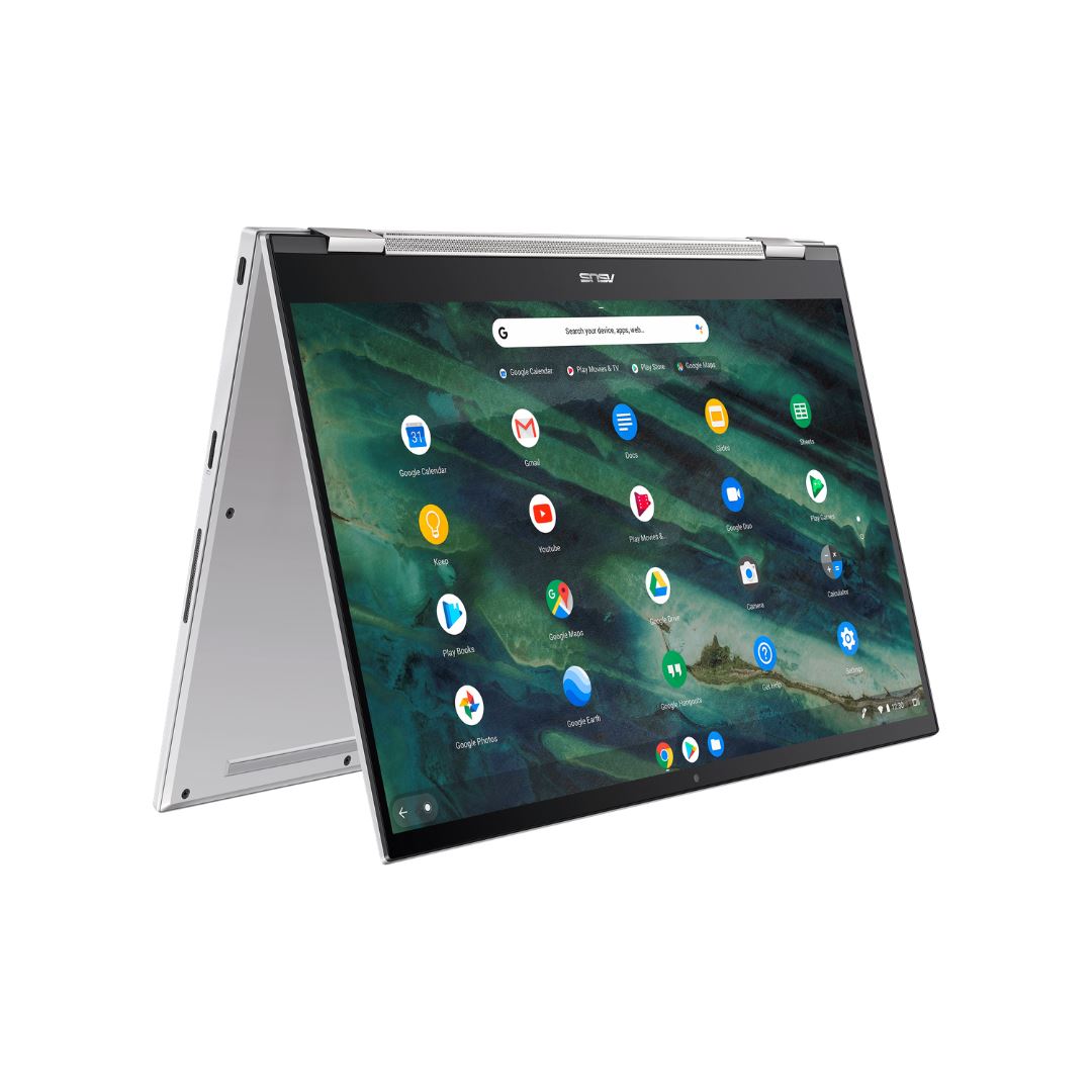 ASUS CHROMEBOOK FLIP C436FA 14" 8 GB 128 GB SSD I3-10110U 2.10 GHz CHROME OS BLANC ANGLAIS GB (État correct)