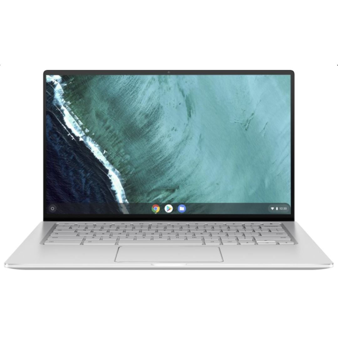 ASUS CHROMEBOOK FLIP C434 14" 8 Go 128 Go MMC I7-8500Y 1,50 GHz CHROME OS ARGENT ANGLAIS GB (Très bon état)
