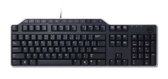 Clavier DELL (anglais) KB522, standard, USB, 02H8RN (KB522, standard, USB, à membrane, QWERTY, noir)