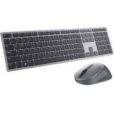 Dell Clavier et souris sans fil multi-appareils Premier -KM7321WGY-TUR ,Turc, QWERTY UK