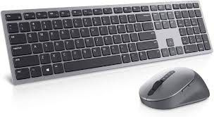 Clavier et souris sans fil Dell Premier multi-appareils - KM7321WGY-BEL - Belge - AZERTY