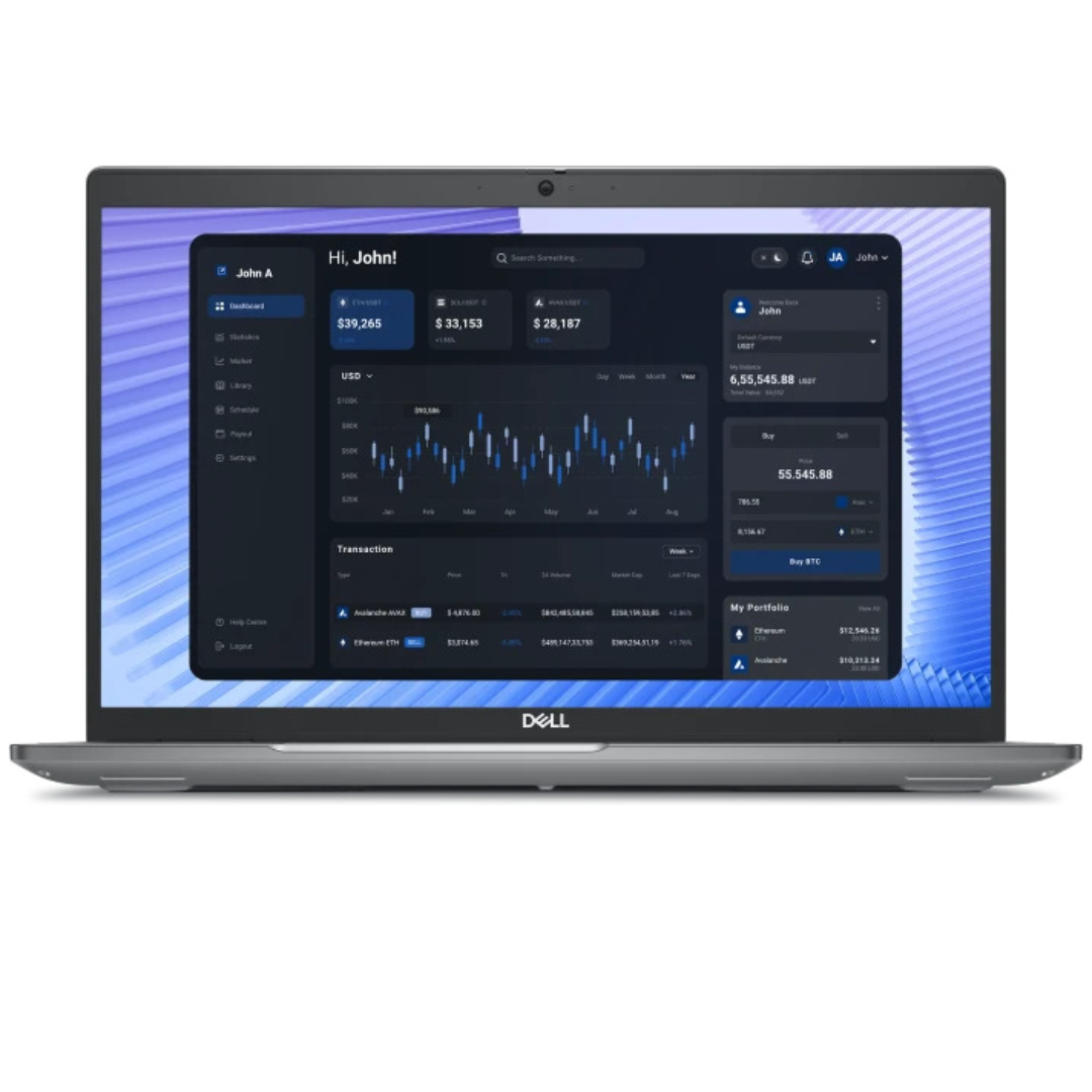 DELL PRECISION 3490 14" 8 GB 256 GB SSD Ultra 5 135H 4.60 GHz W11H ARGENT ANGLAIS GB (Très bon)