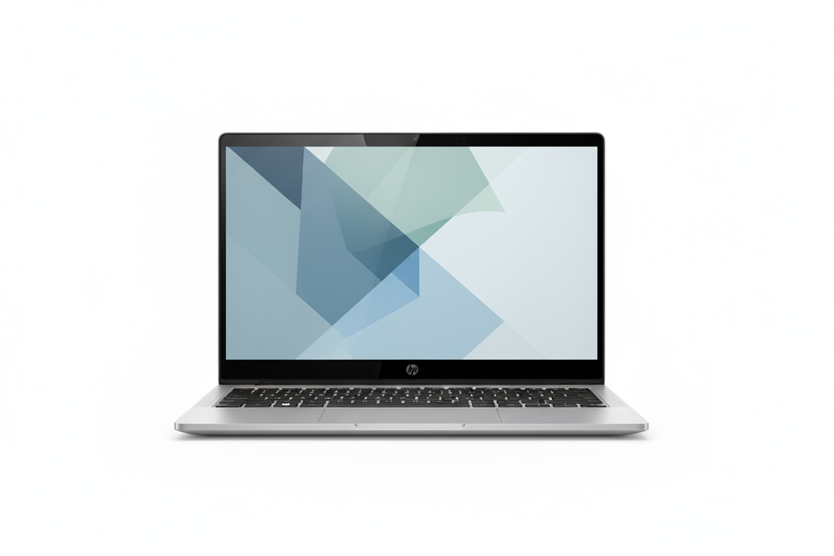 HP ELITE C1030 CHROMEBOOK 14" I7-10610U 1.80GHZ ENGLISH, GB KEYBOARD white background, Laptop facing directly forward with wallpaper, fits 1080 x1080 px
excact same as real
