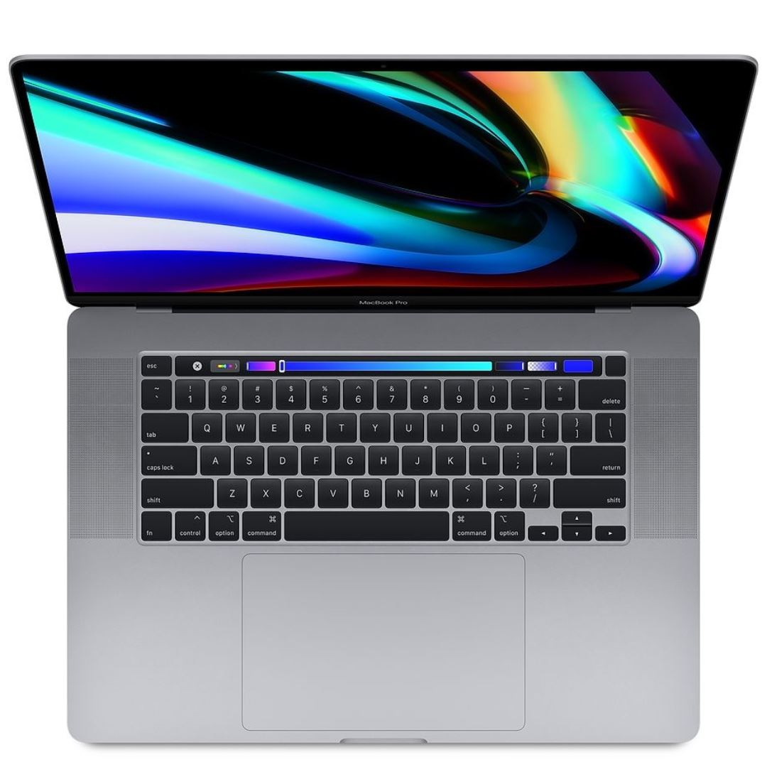Apple MacBook Pro 2019 A2141 16" 16 GB 512 GB SSD I7-9750H 2.60 GHz MacOs GRIS SPATIAL ANGLAIS GB (État moyen)