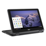 DELL CHROMEBOOK 3100 11" 4 GO 32 GO MMC CELERON N4020 1,10 GHz CHROME OS NOIR ANGLAIS GB (Moyen)