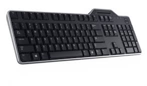 Clavier Dell avec lecteur de carte à puce KB813--BK-US-EURO (touches en langues internationales)