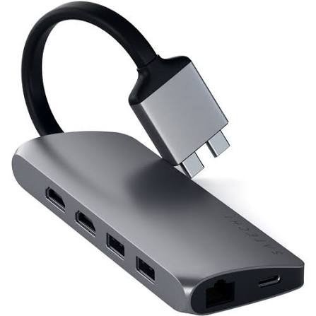Adaptateur multimédia double Satechi ST-TCDMMAS USB Type-C