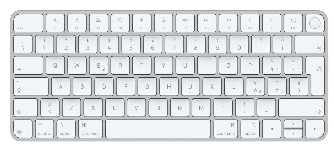 Clavier Magique Apple MK293T/A - CLAVIER ITALIEN Avec Identifiant Tactile