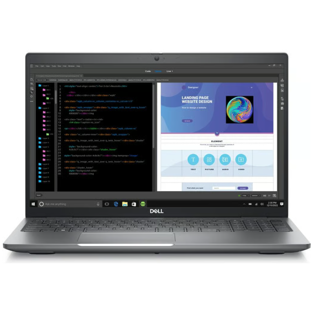 DELL PRECISION 3580 16" 32 GB 256 GB SSD I7-1360P 5.00 GHz W10H GRIS ANGLAIS GRANDE-BRETAGNE (Très bon)
